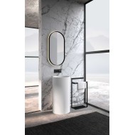 LIME 1.0 139x85cm Bagno Composizione AZZURRA