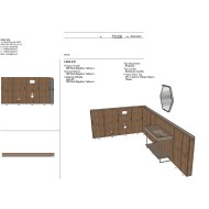 LIME 2.0 221 — Mobile Bagno AZZURRA, finiture legno laccato
