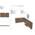 LIME 2.0 221 — Mobile Bagno AZZURRA, finiture legno laccato