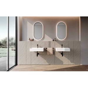 AZZURRA LIME S2.0 222 – Armoire suspendue bois laqué