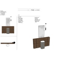 LIME 2.0 226: Mobile bagno in legno laccato