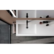 LIME 2.0 Badmöbel: Komposition 231, 140cm mattweiß