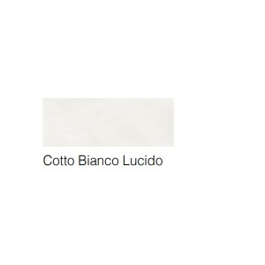 I COTTI FATTI A MANO - Joli Triangle Cotto Blanco 10x14cm