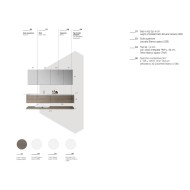 LIME 2.0 232: Mobile Bagno Rovere Cenere AZZURRA 06D