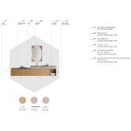 LIME 2.0 233 Natural Oak Bath CabinetAZZURRA