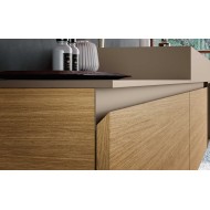 LIME 2.0 Badezimmerschrank-Komposition 233 245cm Natur-Eiche