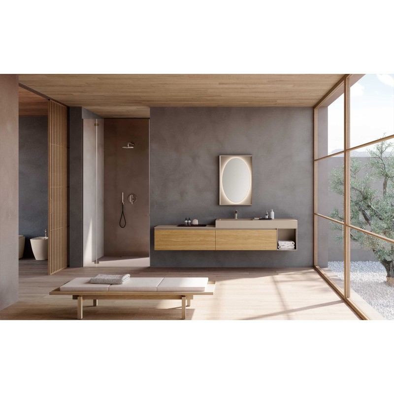 LIME 2.0 233 Natural Oak Bath CabinetAZZURRA