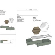 LIME 2.0: Mobile Bagno Verde Salvia opaco (AZZ LIME 2.0 234)
