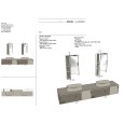 LIME 2.0 238: Mobile Bagno Noce Grigio - AZZURRA