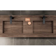 AZZURRA Lime 2.0 Badmöbel 140cm, weiß matt