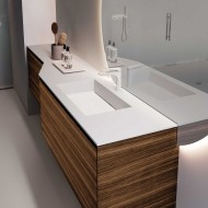 LIME 2.0 Badmöbel 240cm Smoked Eucalyptus AZZURRA