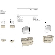 Lime 2.0 241: Modern Lacquered Wood Bath Cabinet