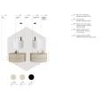 Lime 2.0 241: Modern Lacquered Wood Bath Cabinet