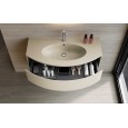 Lime 2.0 241: Modern Lacquered Wood Bath Cabinet