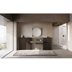 Meuble salle de bains LIME 3.0 301-305cm chêne Moka AZZURRA