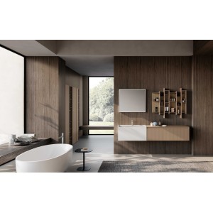 AZZURRA Lime 3.0 304 armoire salle de bains rose rétro