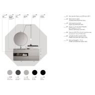 LIME 3.0 309 | Modern lacquered bathroom composition