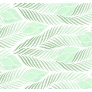 Leaves Green Glossy 30x100cm