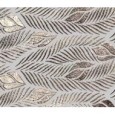 Leaves Silver Glossy tiles 30x100cm