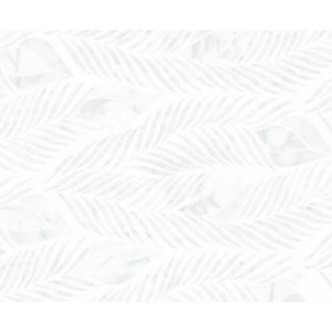 Leaves White Glossy 30x100