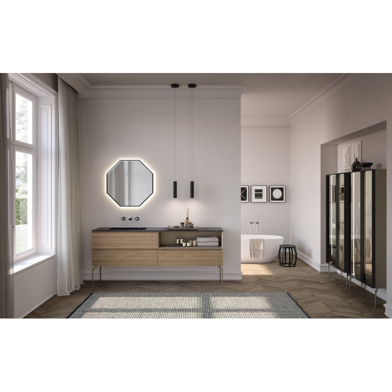 LIME 3.0 313 Badmöbel Komposition – Kastanien 1C2, 2M6 Creta