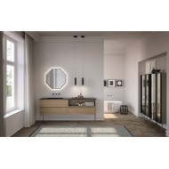 LIME 3.0 313: Mobile Bagno in Legno Laccato Castagno Malto
