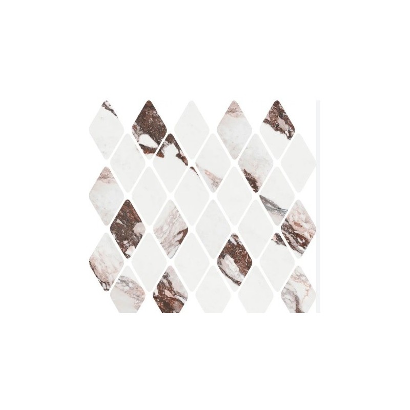 Charm Experience Calacatta Pink Mosaic Rombi 31x33.5cm - ITALGRANITI CH01MRBL
