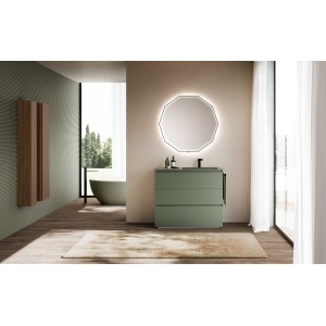 Meuble lavabo SYNTESI C22 vert sauge – AZZURRA