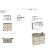 BLOCK SYNTESI BOX C24 105cm Noce Rigato AZZURRA