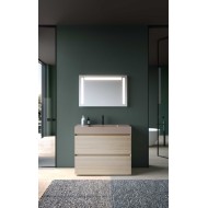 BLOCK SYNTESI BOX C24 105cm Noce Rigato AZZURRA