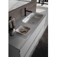 AZZ BLOCK SLIM C31: Modern Laquered Wood Bath Cabinet