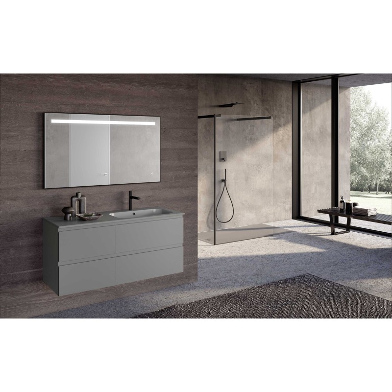AZZURRA BADMOBEL SLIM C31 120cm Cement+Matt