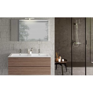 Bloc SYNTESI C33 120cm Noyer Canaletto – AZZURRA