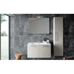 AZZURRA BLOCK SYNTESI C38: meuble toilette bois laqué