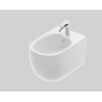 ARTCERAM Seta Wall-Hung Bidet – 1-hole, Saniglaze, glossy white