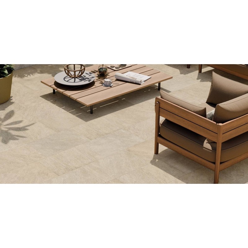 Geos Beige Grip exterior tile