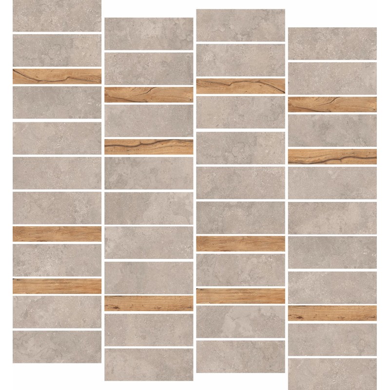 Portland Rock Taupe Mosaik 30x30