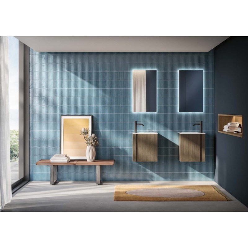 GB Group Compact 04 Bathroom Cabinet 40cm 967 Coffee Oak