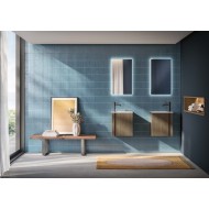 GB Group Compact 04 Bathroom Cabinet 40cm 967 Coffee Oak