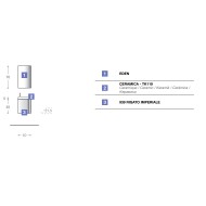 GB GROUP Compact 05 Bagno 40cm – 939 Rigato Imperiale
