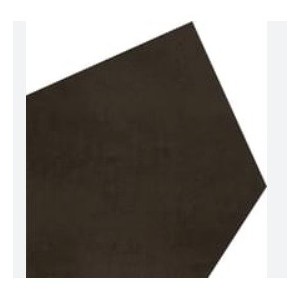 Concrete Pentagone Brown 17x10 cm