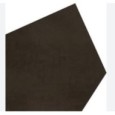 Concrete Pentagon Brown 17x10