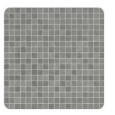 Concrete Mosaic 30x30 Grey 6mm