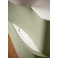 GB Group Onda 04 Bathroom Cabinet 105cm – 414 Asparago, Modern Laccato