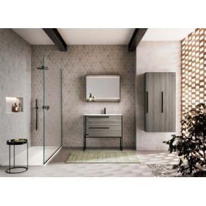 Underground 03 Meuble salle bain 93 cm – Chêne titane GBGROUP