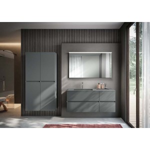 Armoire toilette suspendue GB Extreme 04 120 cm gris brome
