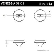 VENESSIA SHELF WALL BEARING LINEABETA LINEABETA - 2