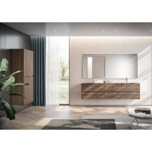 EXTREME 06 – Mobile Bagno 200cm, Noce Savoia GBGROUP