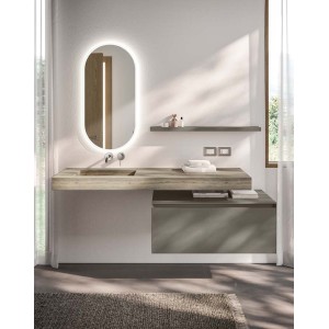 EXTREME 09 Badschrank 160cm GBGROUP London Grey