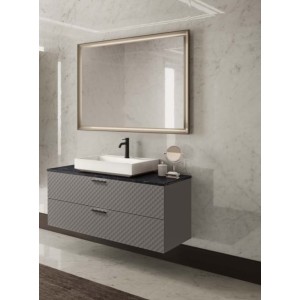 GB Group LAME' 04 Bath Cabinet 120cm 401 Matt Smoke